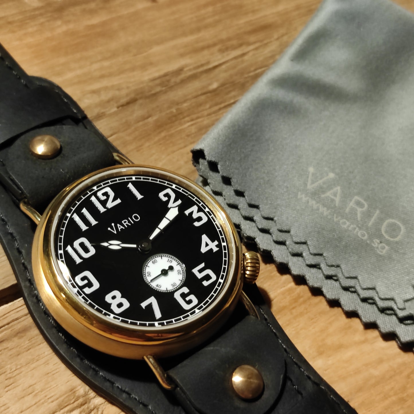 1918 Trench Brass Black Dial / White Lume - 40 mm