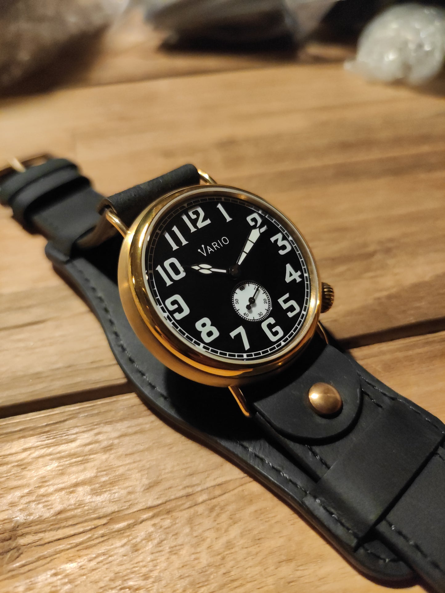 1918 Trench Brass Black Dial / White Lume - 40 mm