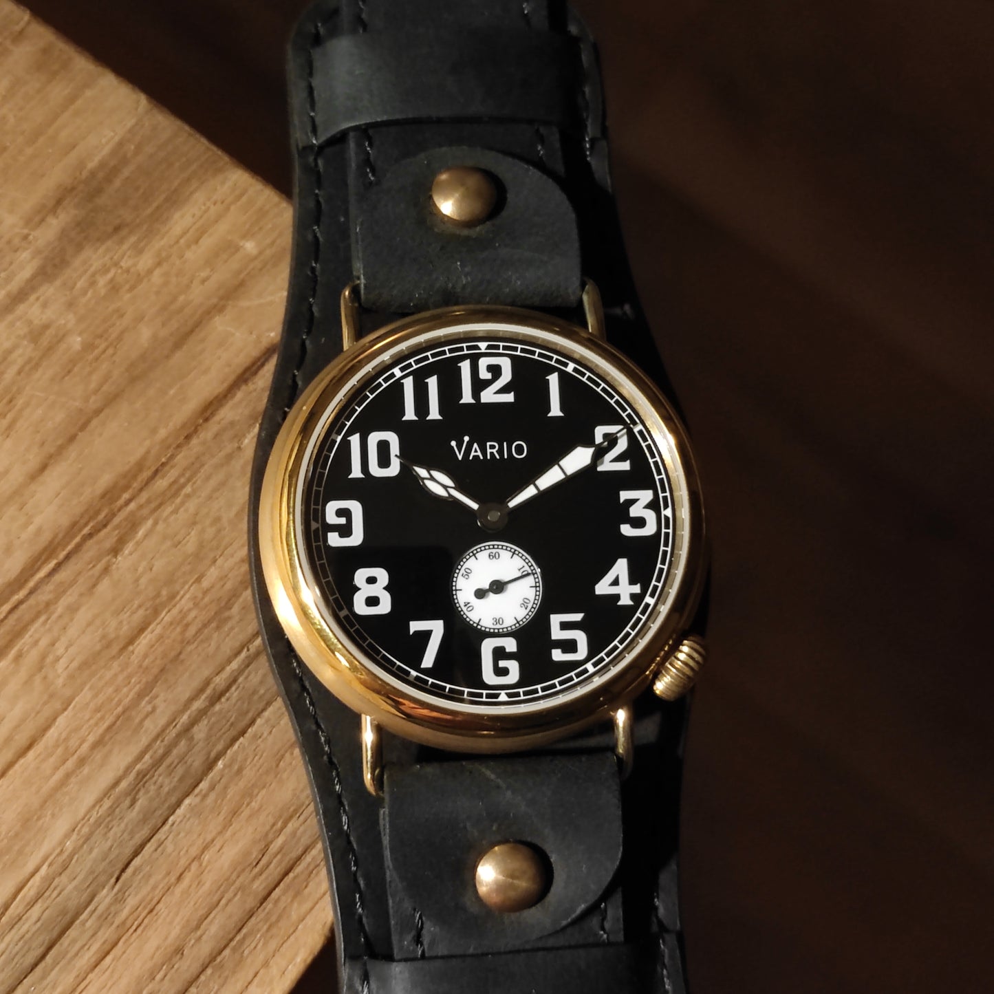 1918 Trench Brass Black Dial / White Lume - 40 mm