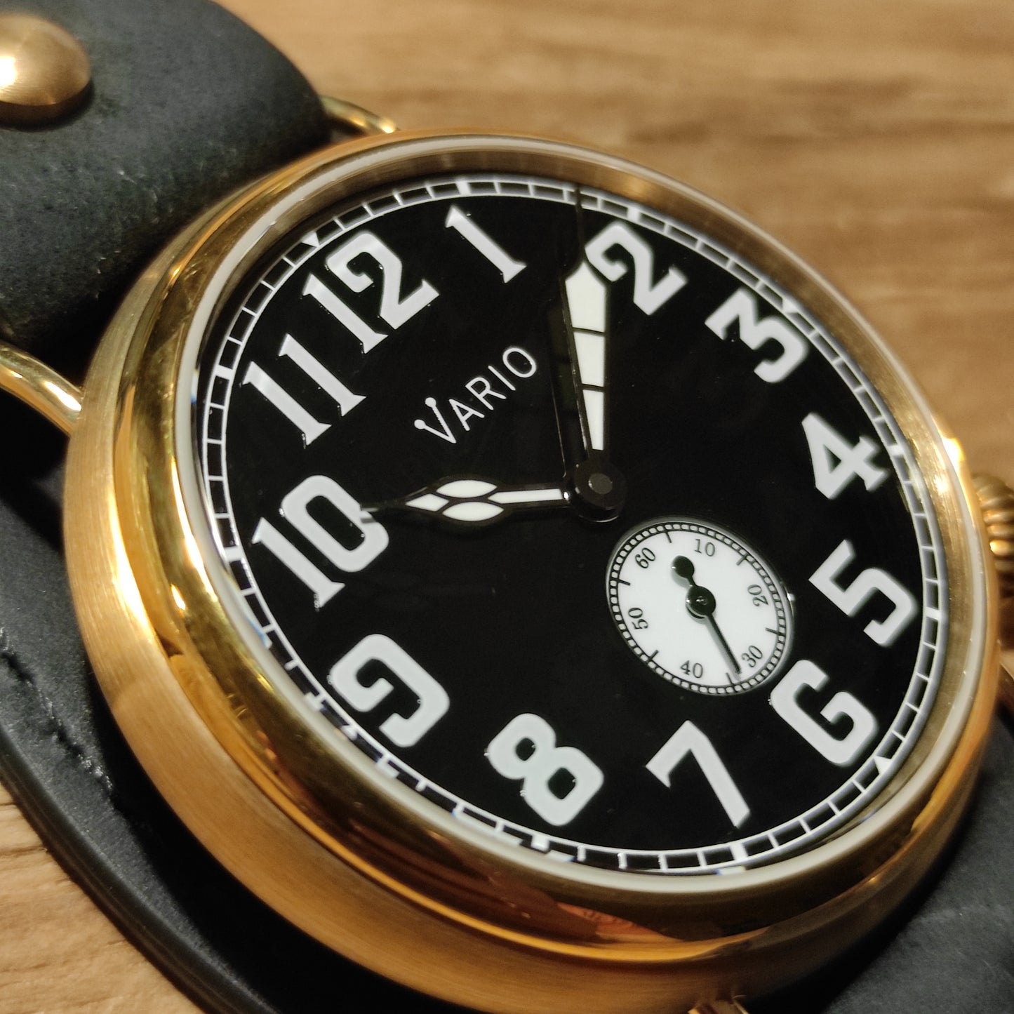 1918 Trench Brass Black Dial / White Lume - 40 mm