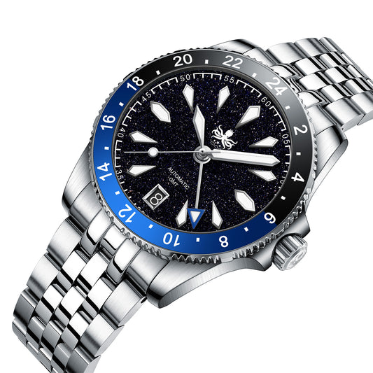 VOYAGER GMT AVENTURINE BLUE