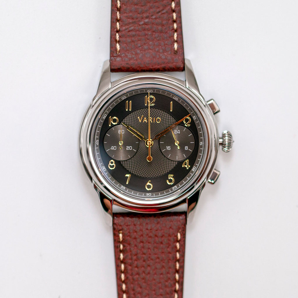 Empire Gunmetal Tuxedo Gold Chrono